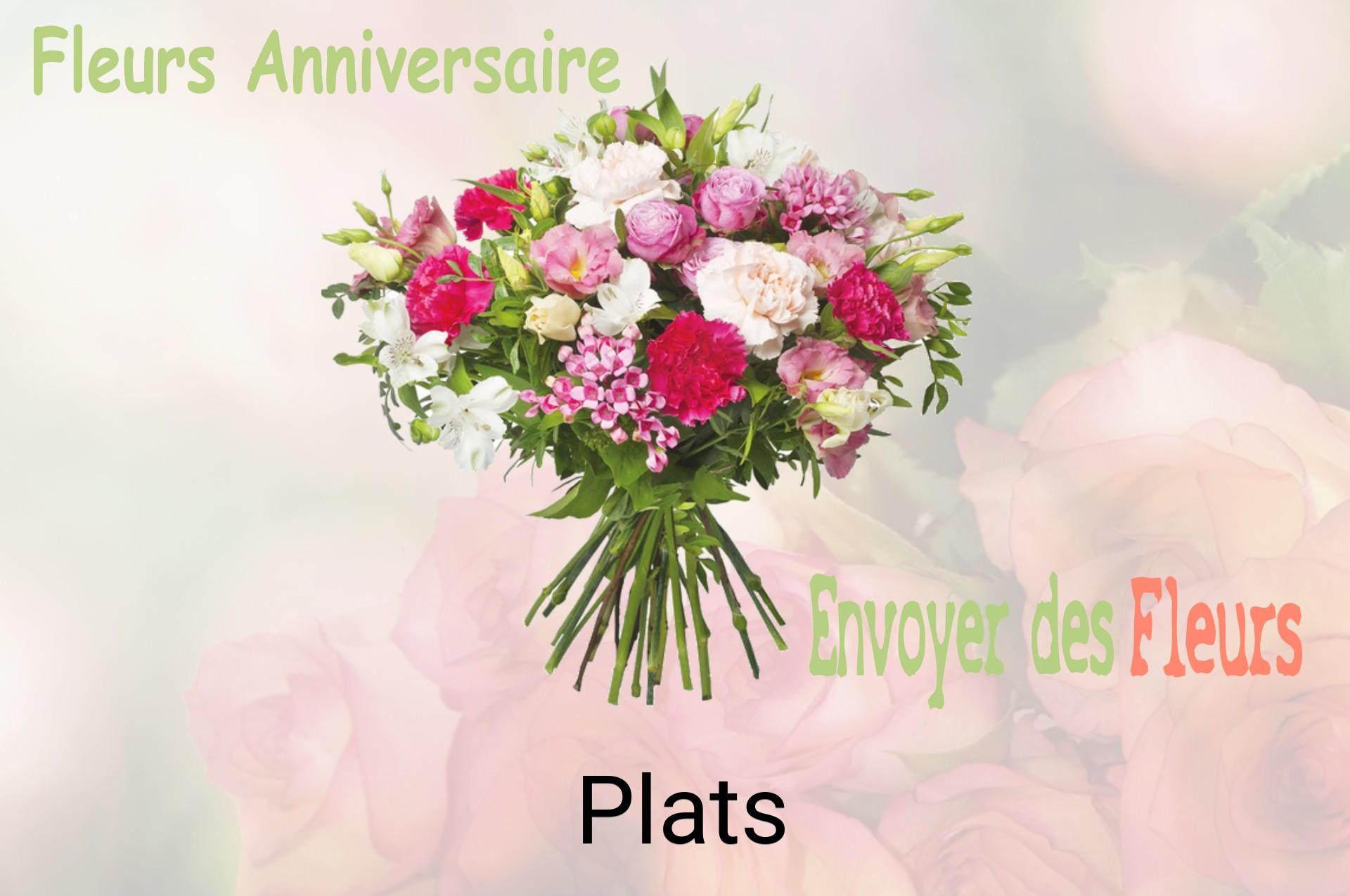 Bouquet de fleurs d’anniversaire livré à Plats